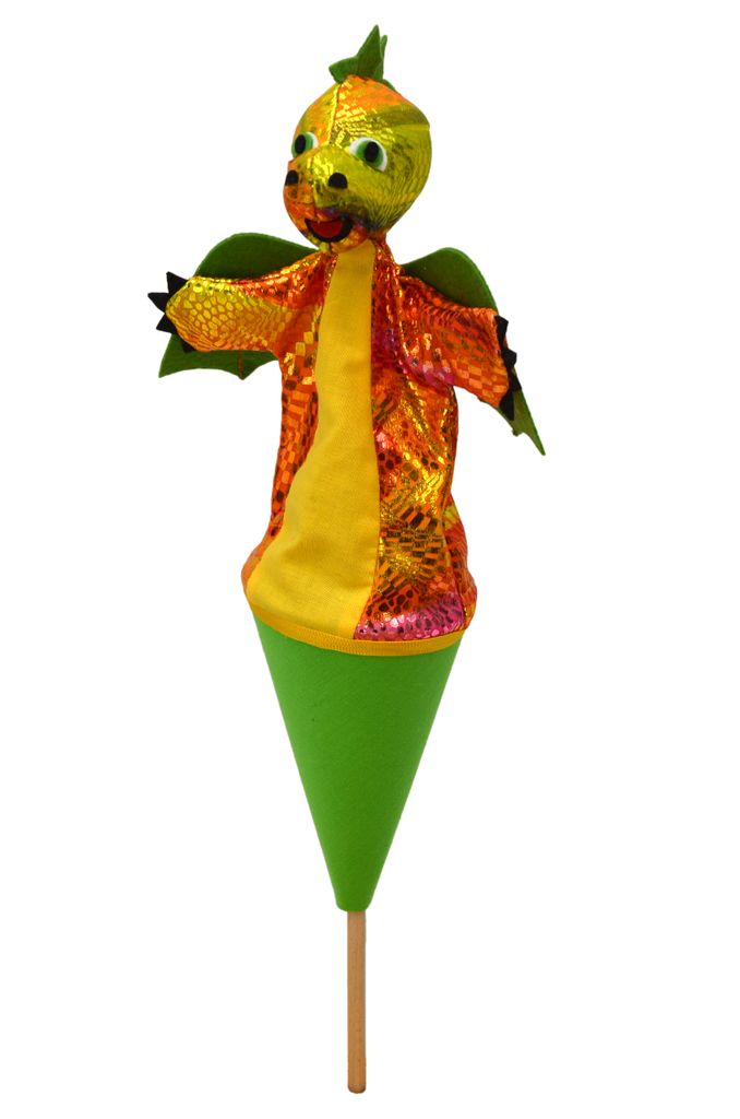 Maňuška na tašku drak 36 cm Viacfarebná, 12478B Obrázok produktu 