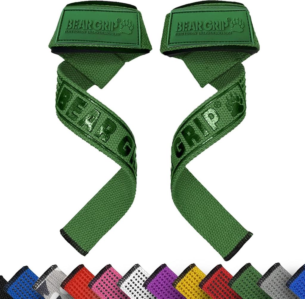 Premium Neopren Gewatteerde Gewichthefen Bandagen für Deadlifts und Fitnessstudio, Extra Lange Gel Grip Zubehör für Männer und Frauen
