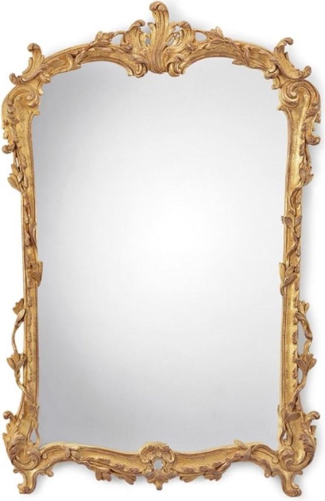 Casa Padrino Luxus Barock Spiegel Antik Gold - Handgefertigter italienischer Barockstil Wandspiegel - Luxus Möbel im Barockstil - Luxus Qualität ...