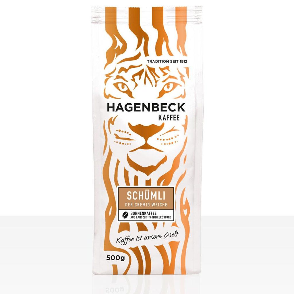 Hagenbeck Schümli Der cremig Weiche 500g Kaffeebohnen Produktbild 