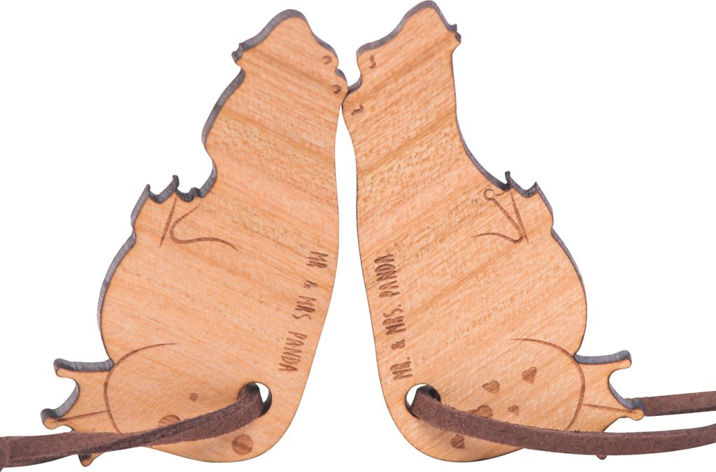 Mr. & Mrs. Panda Schlüsselanhänger Partner Frosch Zweisamkeit - Geschenk, Frösche, paar, Hochzeit, Freund, Liebe, Freundin, Pärchen, Paare