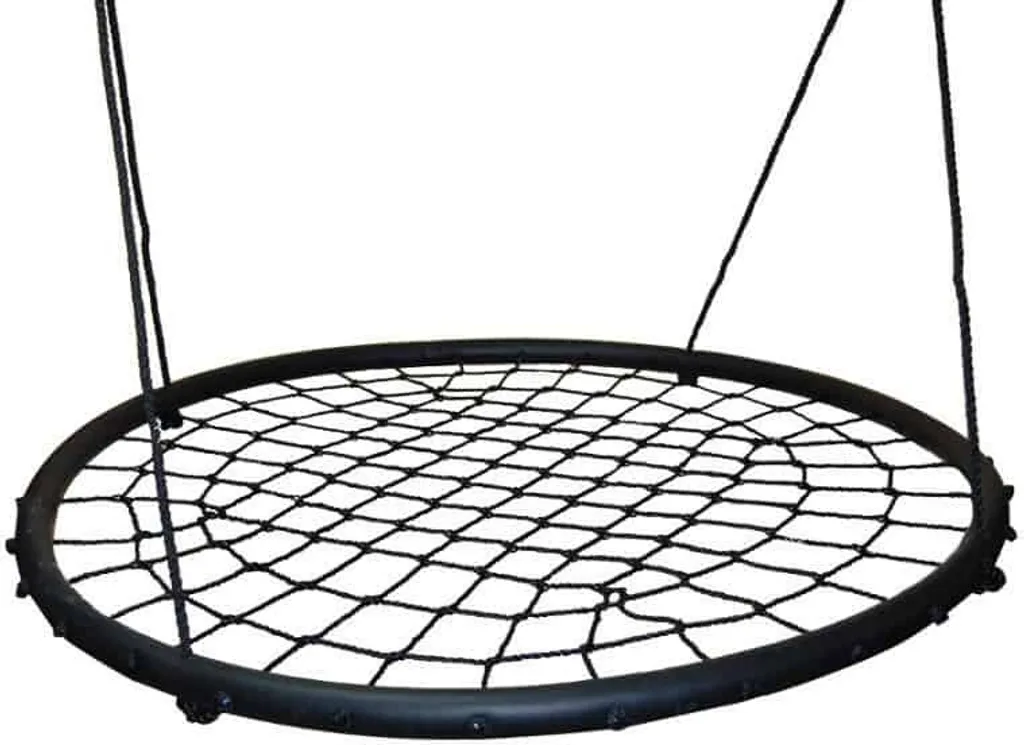 Balançoire circulaire 120 cm sécurisée - Stop à l'ennui dans le jardin