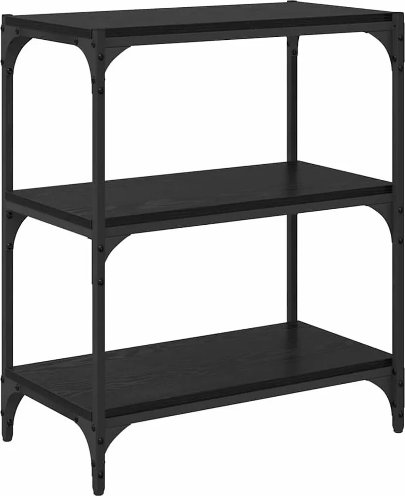 OFFERTA Armadio Libri SYFAX™ Rovere Nero 60x33x70 cm - Stock Limitato
