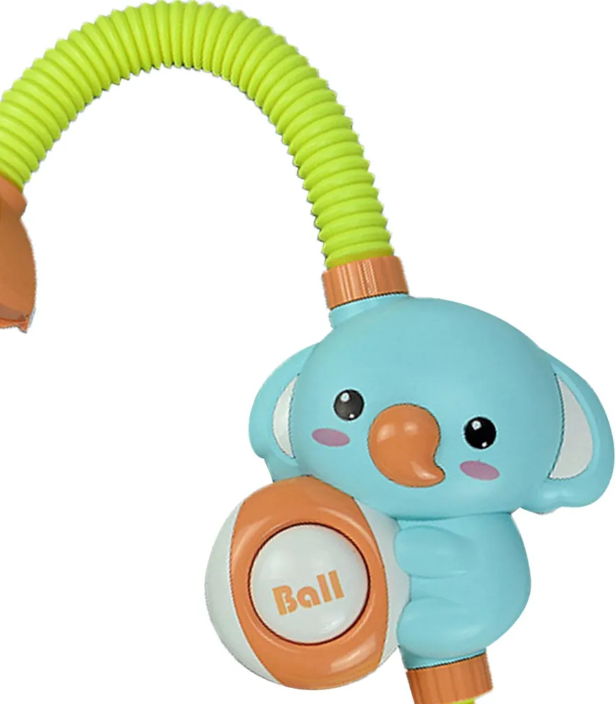 Douchette de bain pour bébé avec jet d'eau doux et motifs de dessins