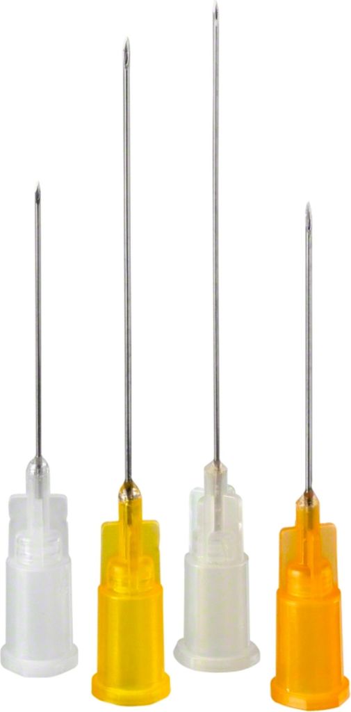 10x B.Braun Sterican für Dental-Anästhesie 17/23- G 25 x 1" / ø 0.50 x 25 mm- orange | Packung (100 Stück)