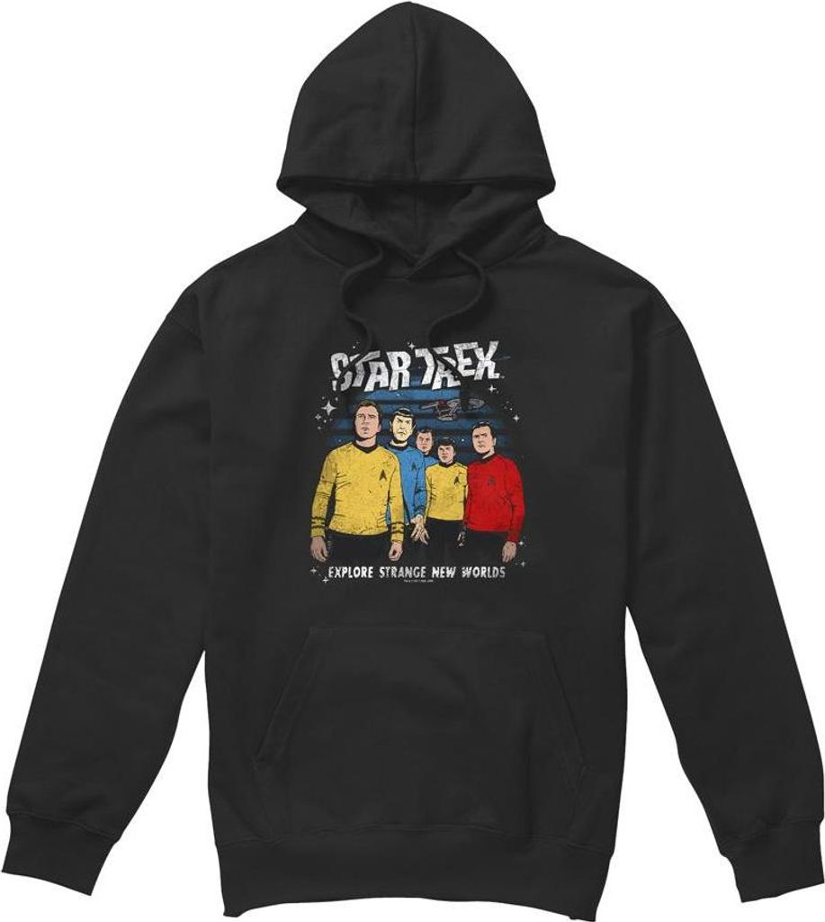 Star Trek - "Strange New World" Kapuzenpullover für Herren TV7553 (M) (Schwarz)