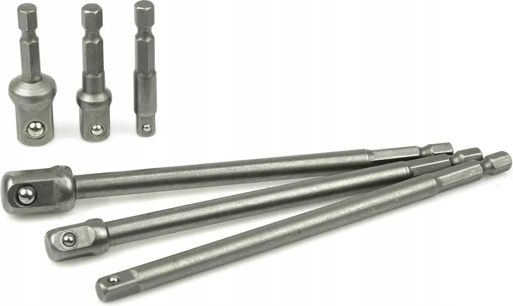 Adaptateurs pour Visseuse et Perceuse - Lot de 6 pièces GEKO G10172 Universel