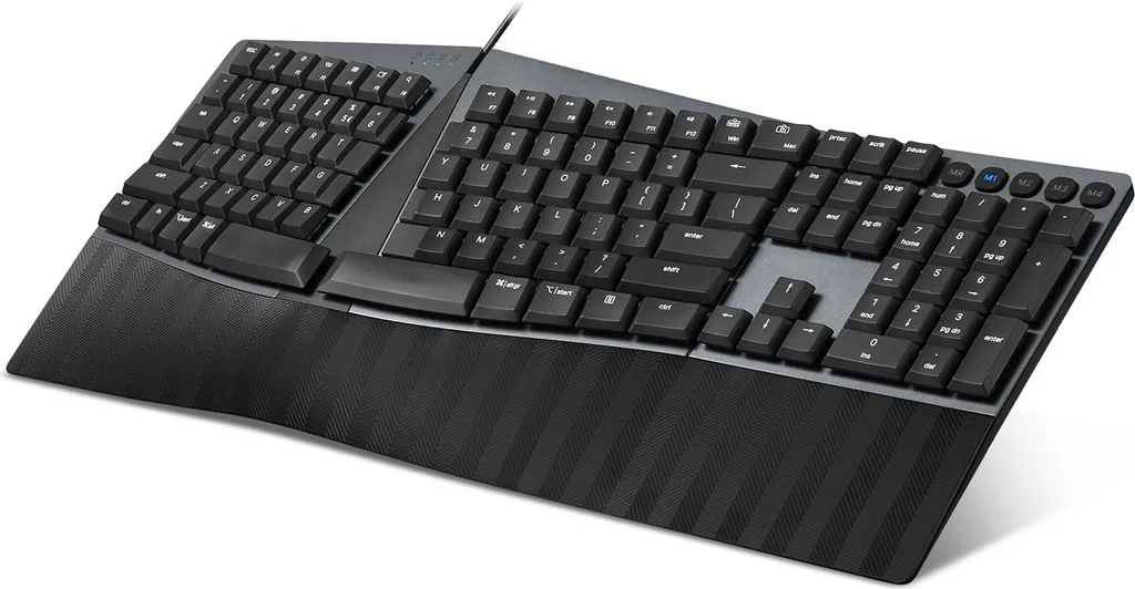 Perixx PERIBOARD-535 DE RD Clavier Mécanique Ergonomique Switchs Rouges - 2