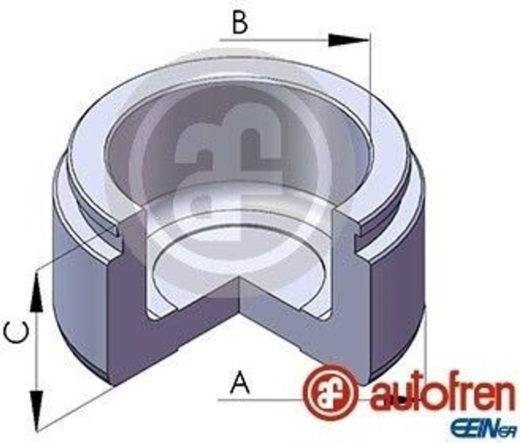 AUTOFREN SEINSA Bremssattel-Kolben für HYUNDAI SONATA IV (EF) 43mm Stahl
