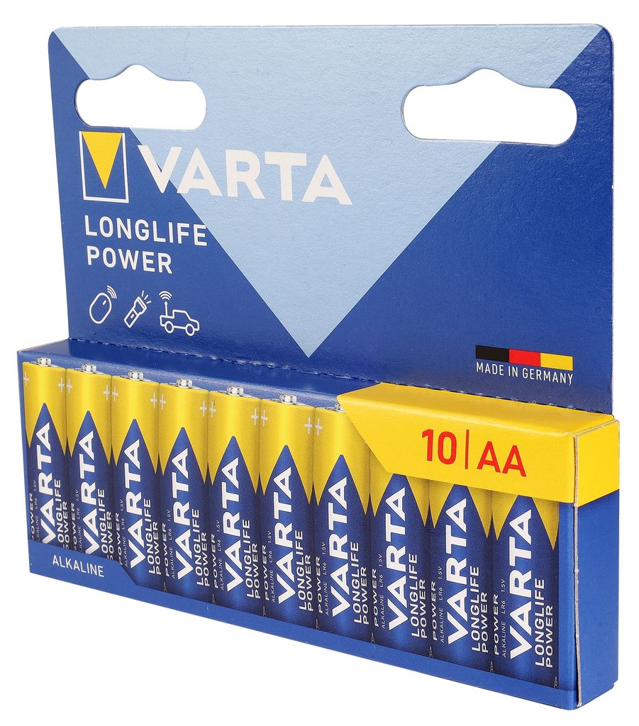 Varta LONGLIFE Power AA, Einwegbatterie, AA, Alkali, 1,5 V, Produktbild 