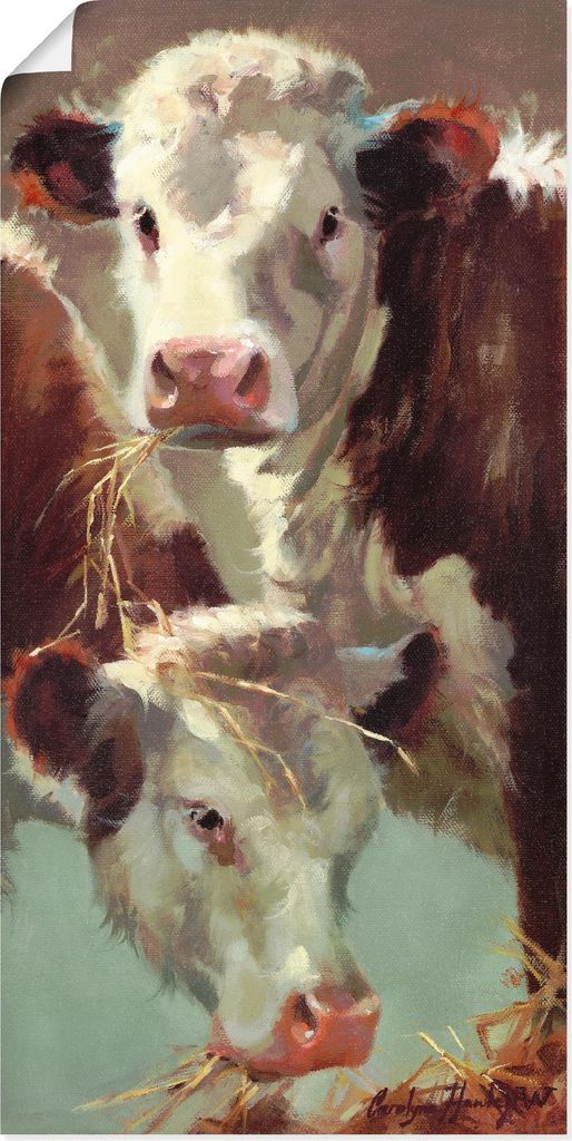 ARTland Poster Kauen und Schlucken Größe: 30x60 cm