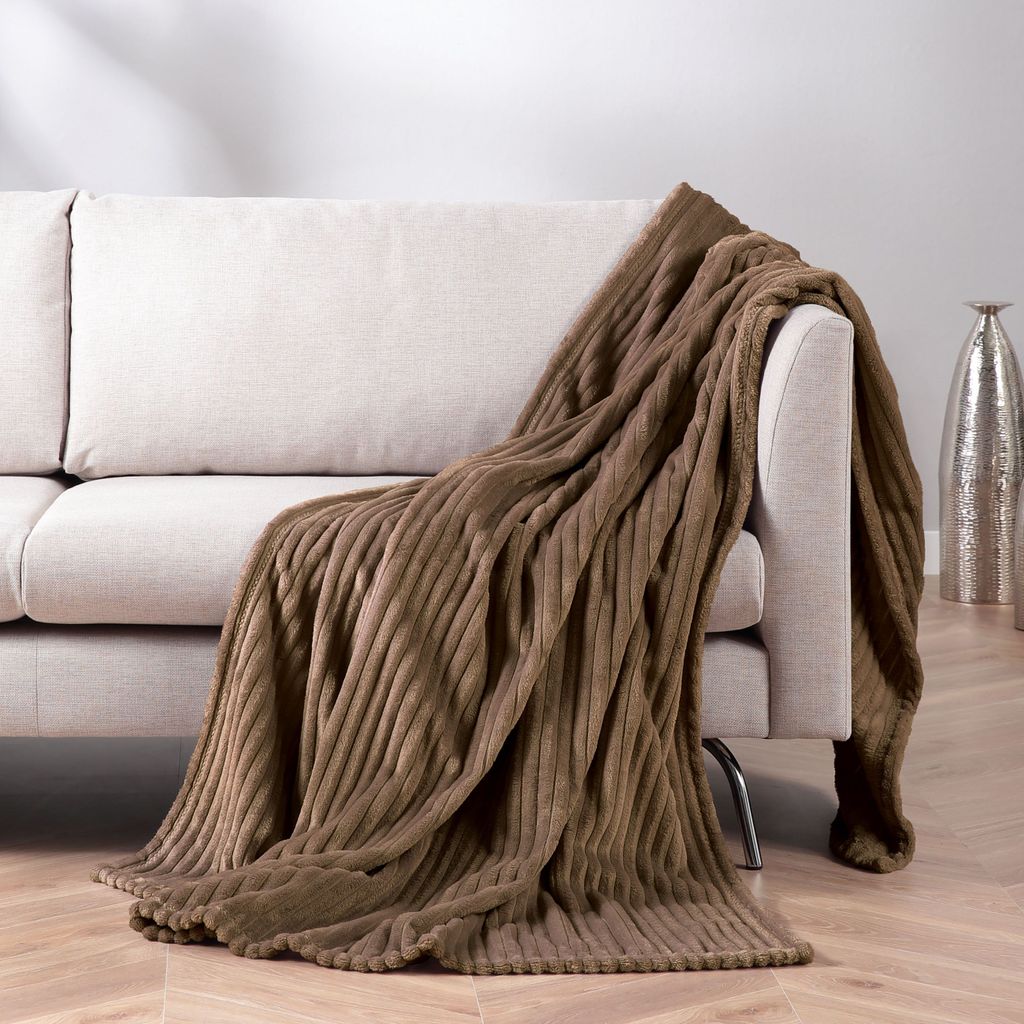 Gözze Feine Corddecke silber 150 x 200 cm Produktbild 