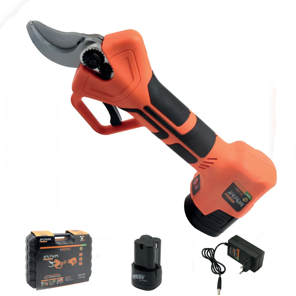 Sécateur autonome à batterie Brixo pour la taille du jardin et verger