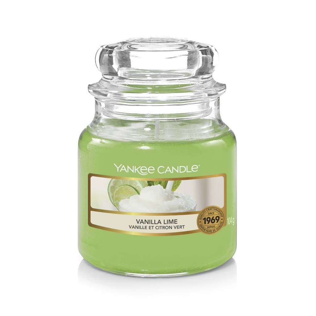 Yankee Candle Duftkerze Small Vanilla Lime - 9 cm / ø 6 cm Produktbild 