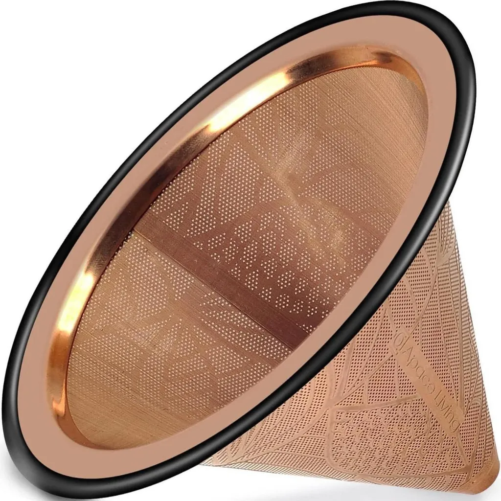 Filtre permanent réutilisable en inox pour Chemex et cafetières Hario