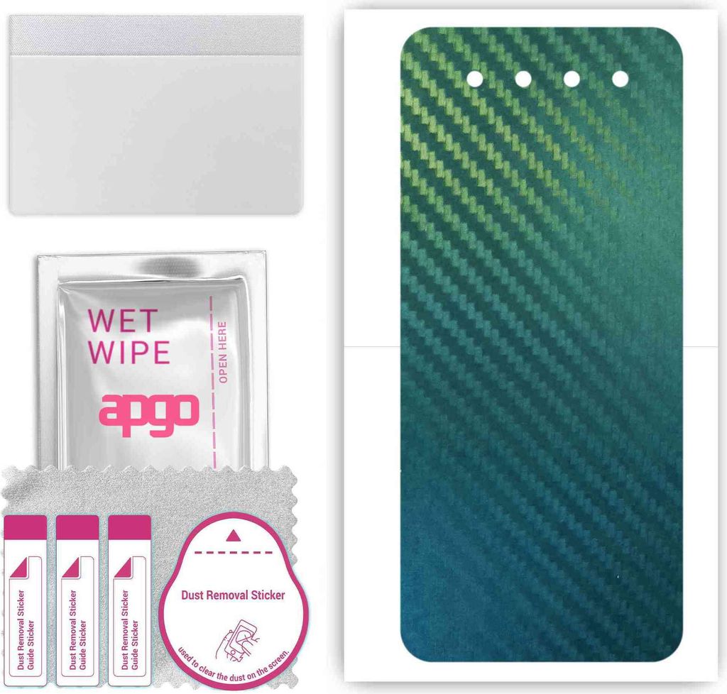 apgo Rückseite Schutzfolie, Skin, kompatibel mit vivo NEX Dual Display, Hinten Displayschutzfolie aus Vinylfolie, kratzfest, einfache Montage - Ko...