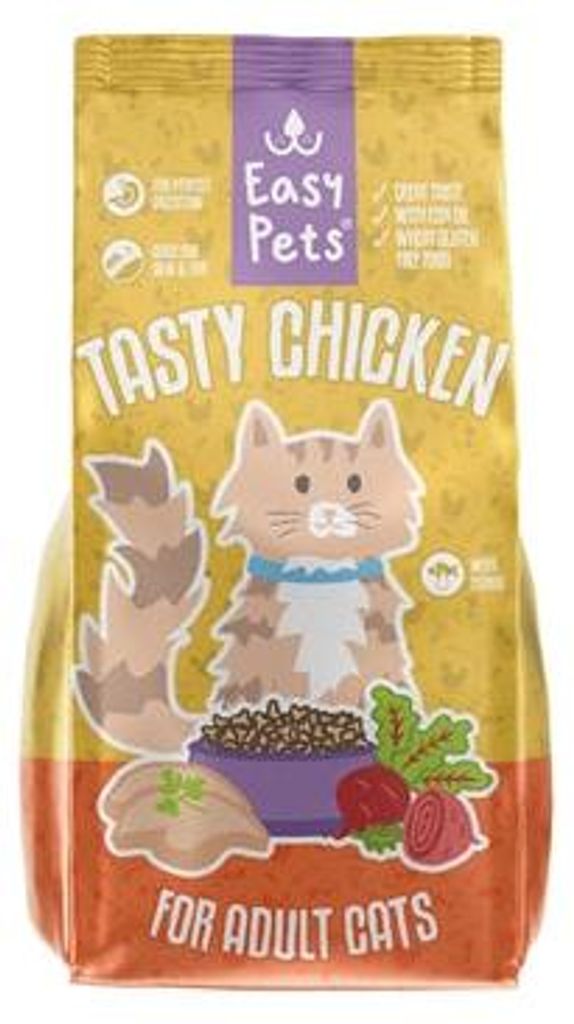 Easypets Tasty Chicken Adult Katzenfutter – Trockenfutter für Katzen