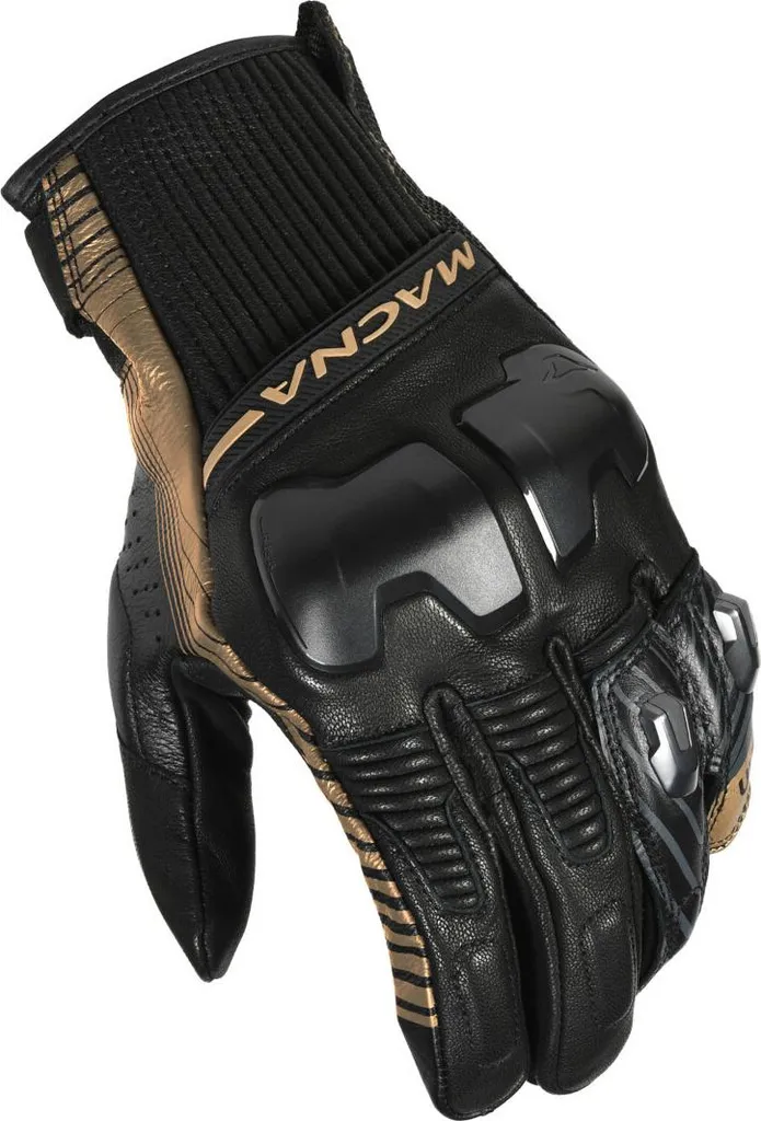Gants de moto Macna Ultraxx noir et or 3XL : gants racing de précision