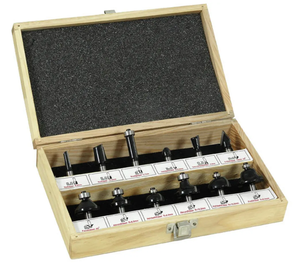 Kit complet de fraisage pour menuiserie Stehle EBIT-Line queue 8mm