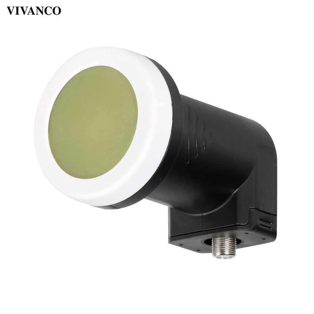 VIVanco Universal Premium Single LNB, HDTV, SAT TV-Tuner, große Frequenzstabilität, geringer Stromverbrauch, Inkl. Sonnenschutz-Kappe, Für den...