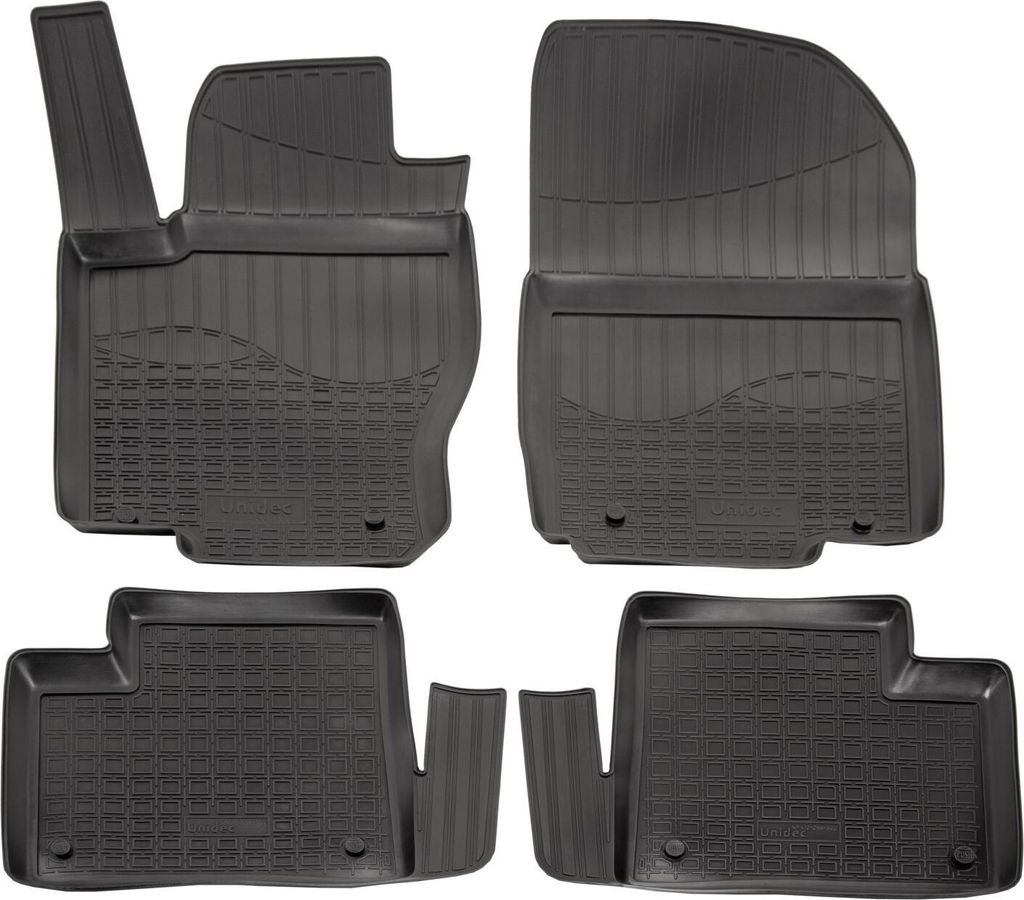 NORM LINERS | 3D Gummimatten Auto Matten Fussmatten Kompatibel mit Mercedes GL X166 / W166 2012-2019 4tlg, Individuelle Passform mit Hohem Rand cca...