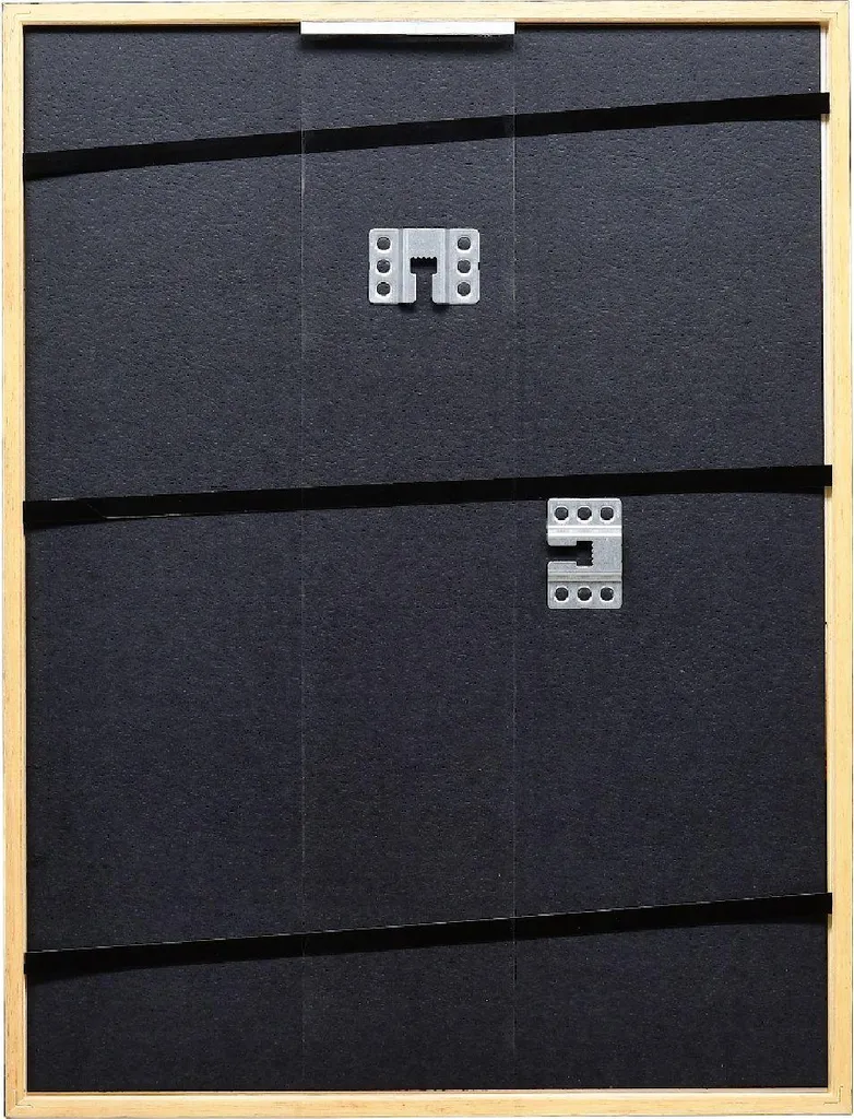 Cornice 30x30 Legno Noce Antiriflesso | Telaio Robusto per Foto Famiglia - 3