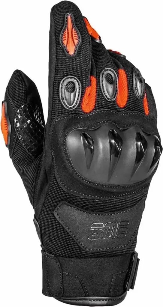 Gants GMS Tiger Noir/Orange S - Finissez-en avec l'inconfort à moto