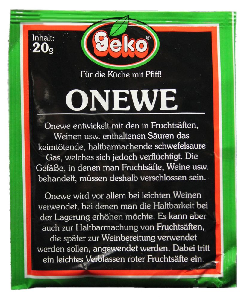 5 x 20g GEKO ONEWE Produktbild 