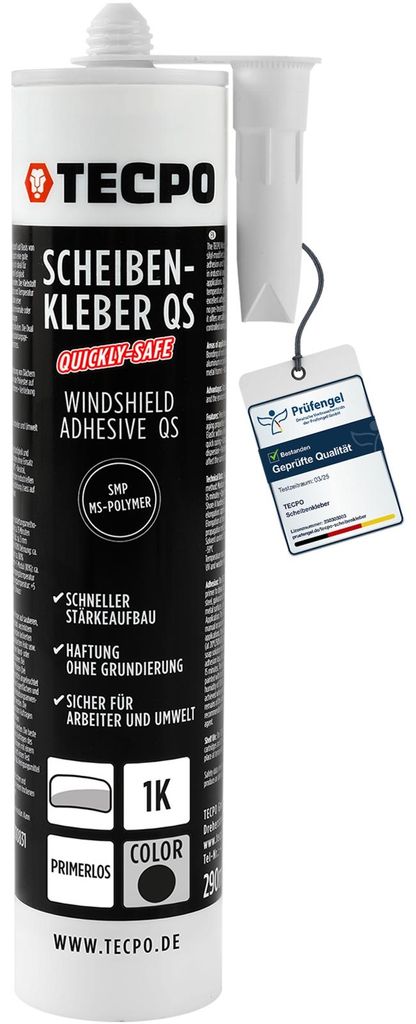 TECPO Scheibenkleber Quickly-Safe, 290ml MS-Polymer Produktbild 
