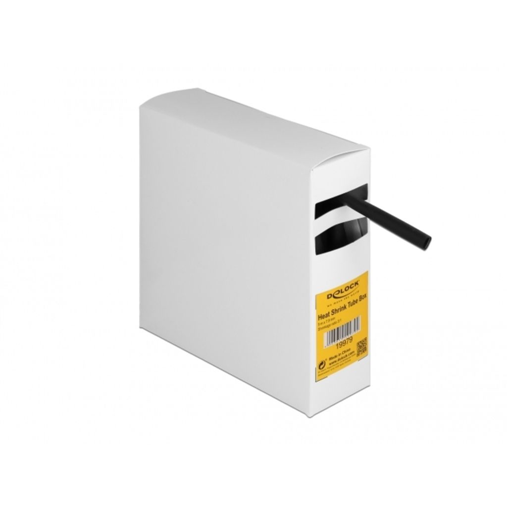 DELOCK Schrumpfschlauch Box mit Innenkleber 5 m x 7,9 mm
