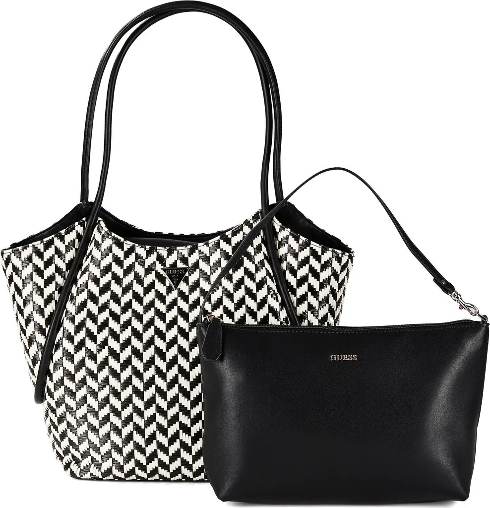 Borsa Guess Tessi 2-in-1 Shopper 42cm - Tote Bag con Pochette Interna