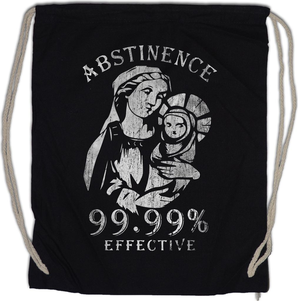 Urban Backwoods Abstinence Maria, Turnbeutel, Farbe: Schwarz