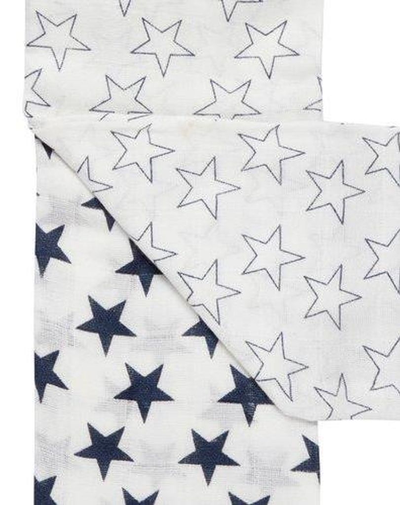 Sense Organics Mulltücher Doppelpack navy
