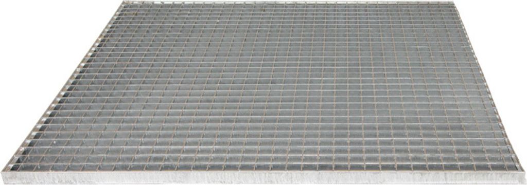 Gitterrostpodeste 30 x 30 mm, feuerverzinkt - Länge: 1100 mm, Breite: 1000 mm