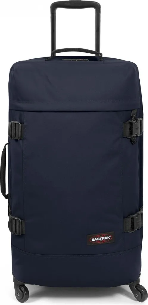 Valise quatre roues Eastpak Trans4 60cm - Bagage souple bleu marine