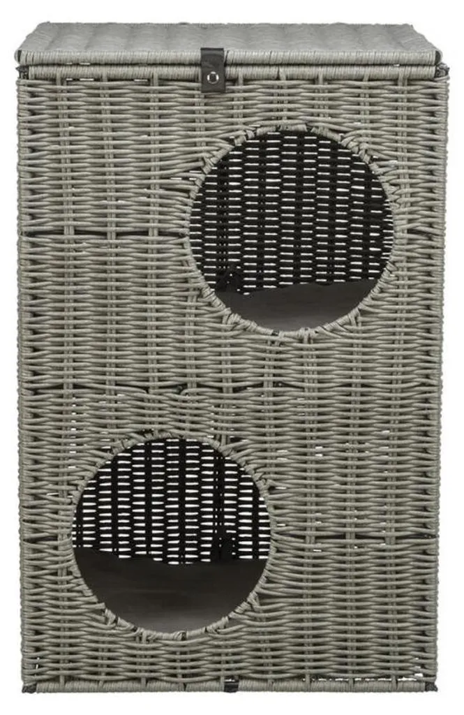Niche pour chat 37x57x35 cm Trixie Amalia - Confort et style gris
