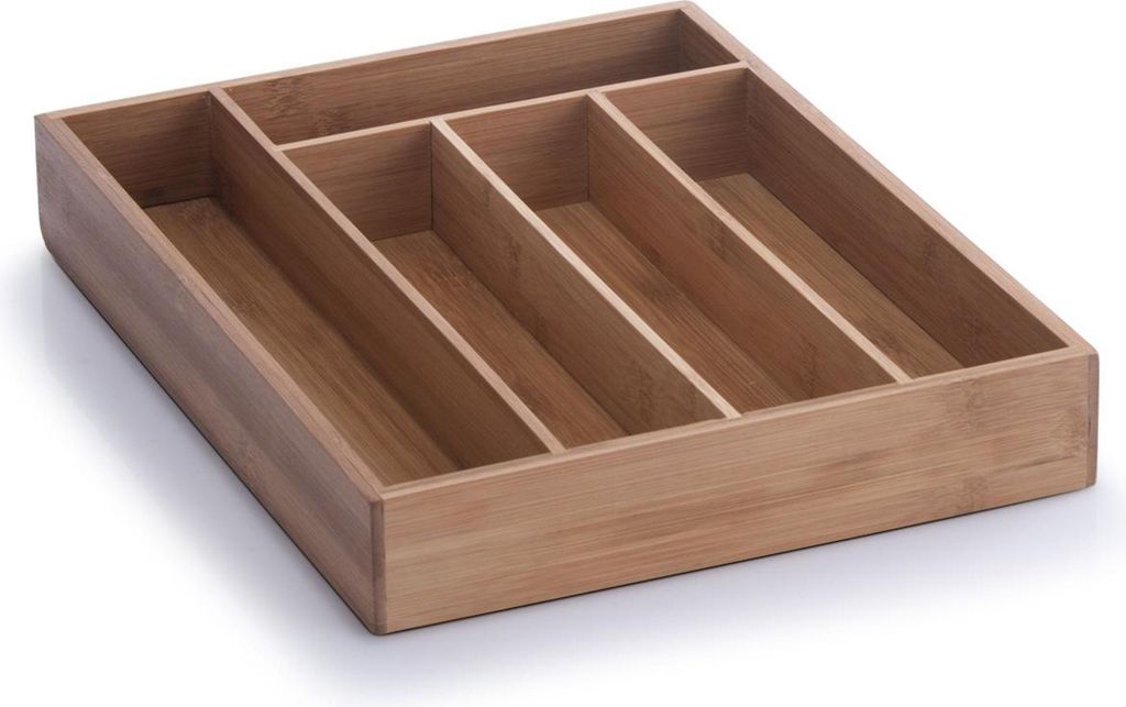 Zeller Besteckkasten, Bamboo 34x26x5