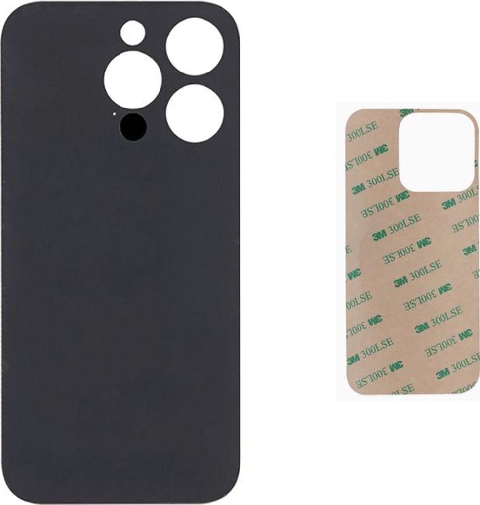 OEM iPhone 14 Pro Akkudeckel Backcover Rückseite Glas Schwarz