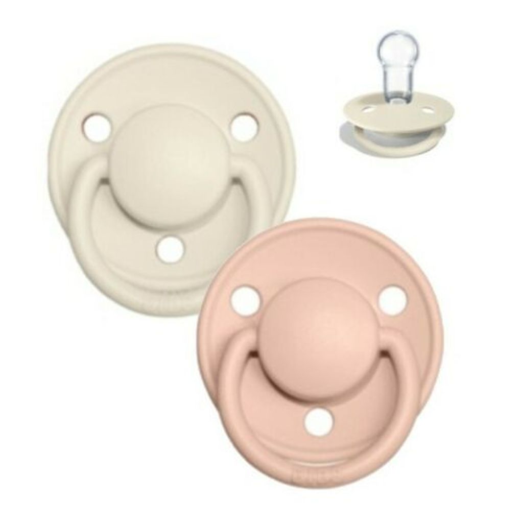 Bibs Schnuller - De Lux 2er Pack - Silikon - Ivory