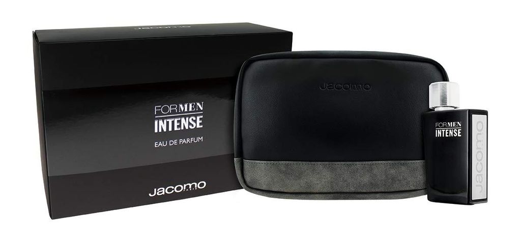 Jacomo For Men Intense Eau de Parfum 100 ml Set mit Kulturbeutel