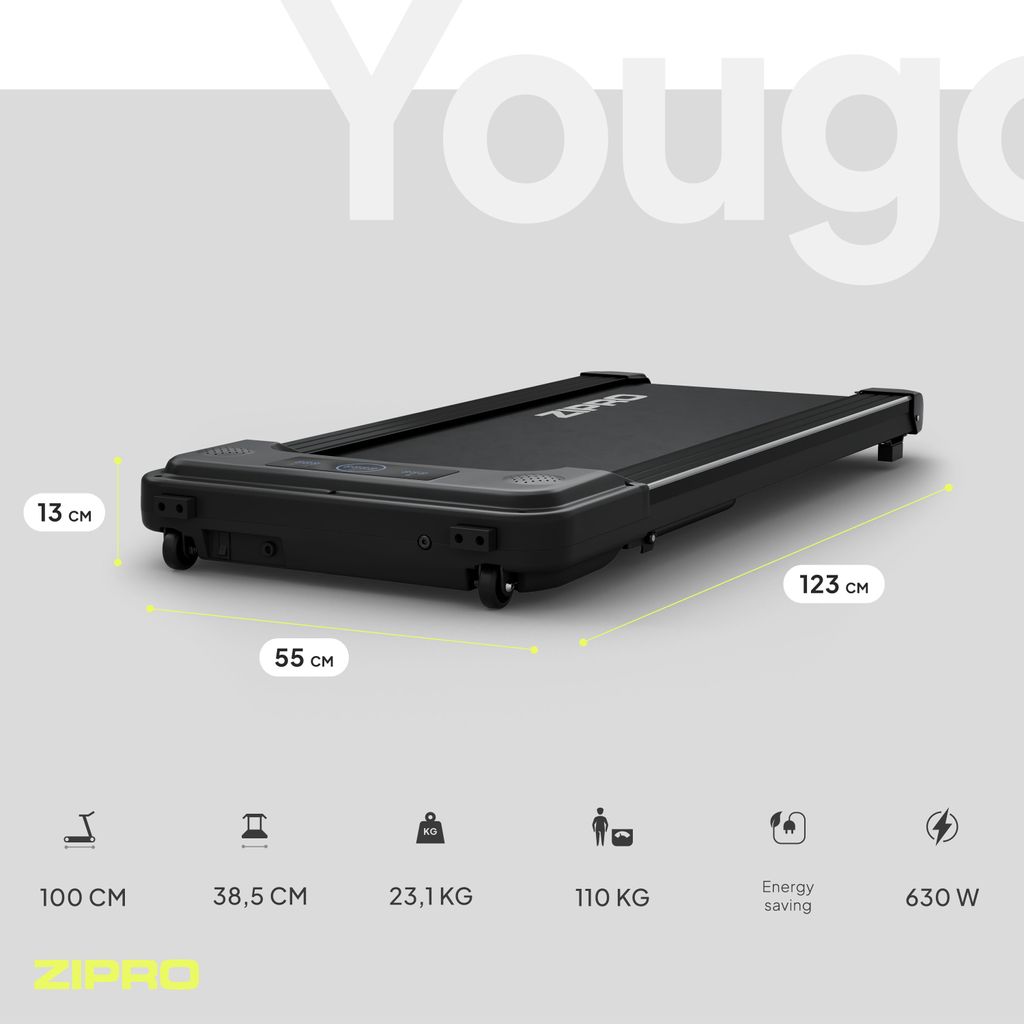 Bežecký pás Zipro Yougo pre domácnosť a kanceláriu | Obrázok produktu 3