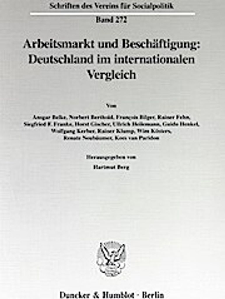 Arbeitsmarkt und Beschäftigung: Deutschland im internationalen Vergleich