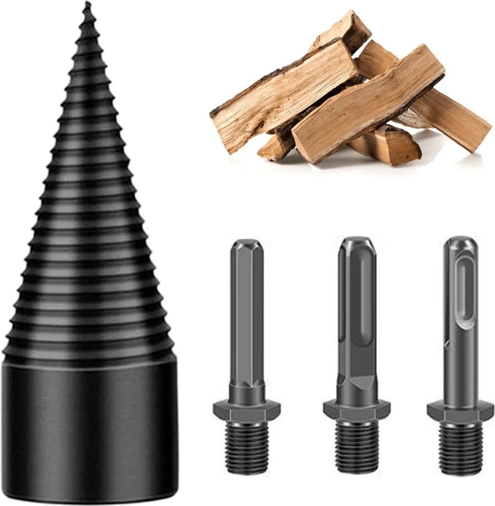9-teiliges Brennholzspalter-Bohrer-Set, 42 Mm/32 Mm Produktbild-Vorschau 6