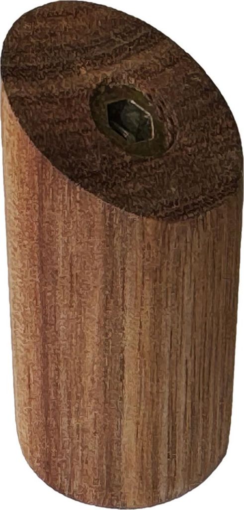 Set mit 6 Kleiderhaken (Garderobe) aus Holz, Akazie