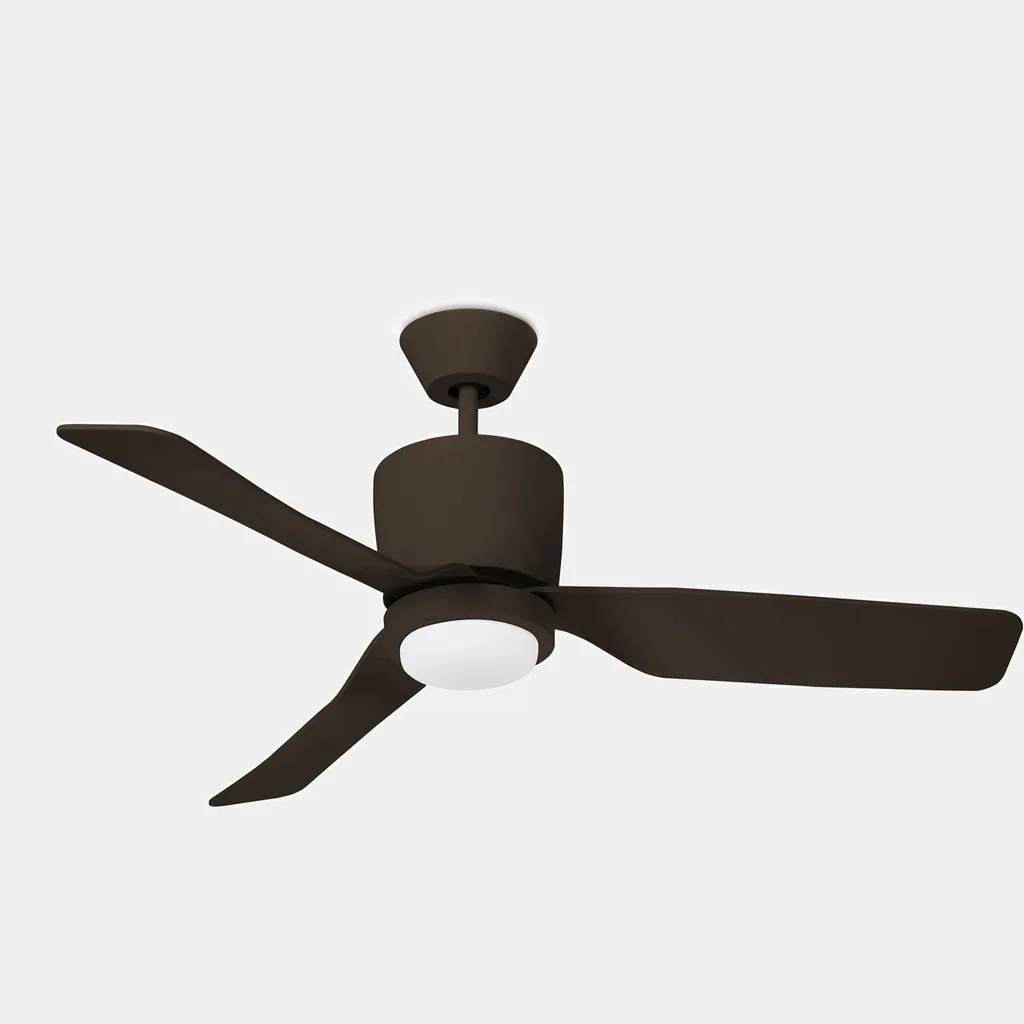 Ventilateur de plafond Vera 112 cm pour chambre ou salon avec LED et RC