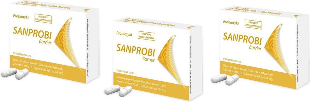 SANPROBI Barriere (Probiotikum) 3 x 40 Kapseln