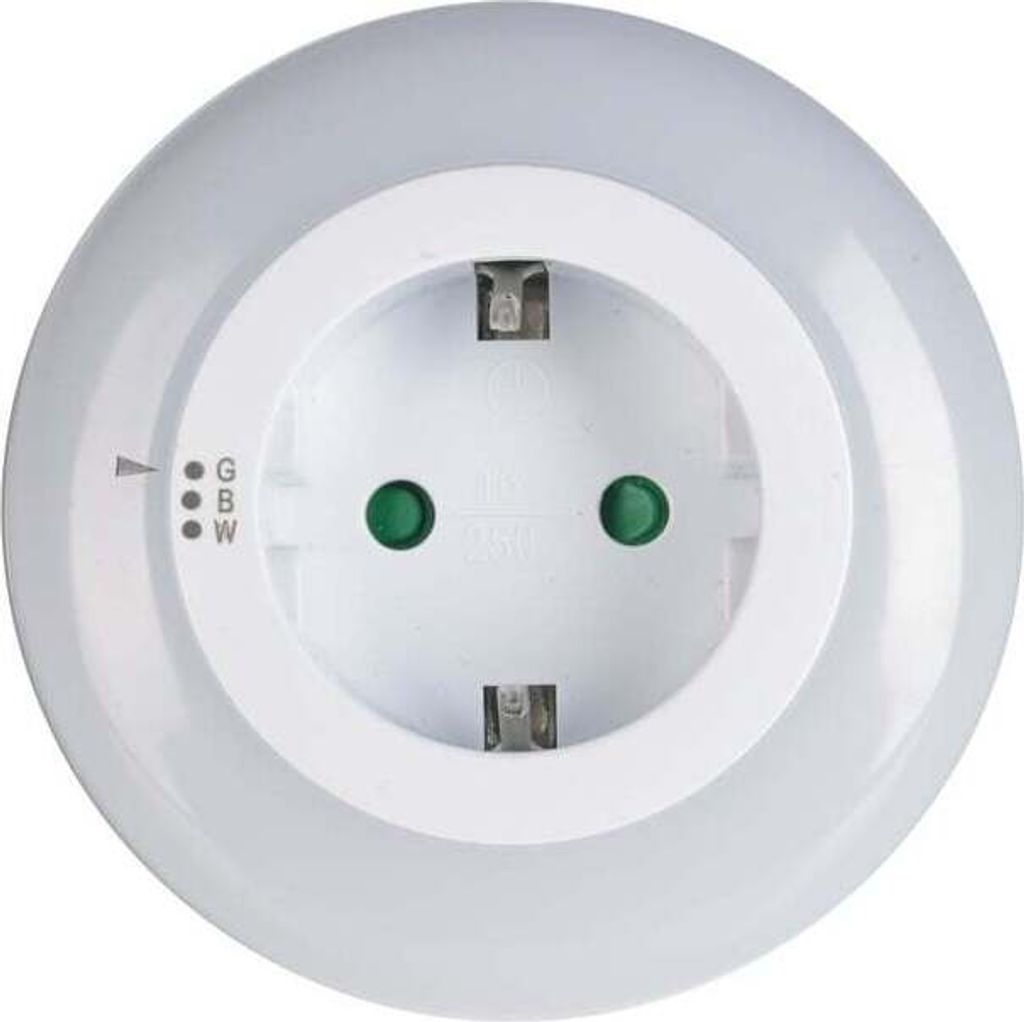 MAXXMEE LED-Steckdosenleuchte 0,5W weiß mit Farbwechsel Produktbild 