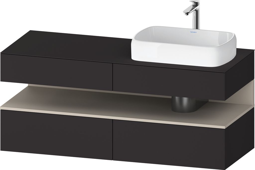 DURAVIT QA4766083800010 QAT KWTU WH Eck 1400x550x600 Gt Smt Produktbild 