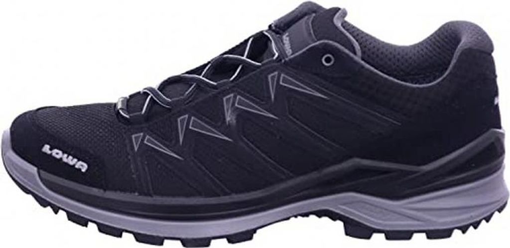Lowa Herren Wanderstiefel Innox Pro GTX Lo wasserdichter Nordic Walking Schuhe Schwarz Grau