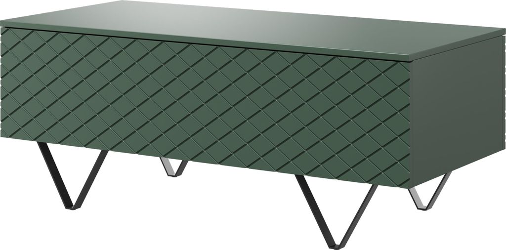 Scalia 120 Couchtisch mit Stauraum – Modernes Design und Push-to-Open | Farbe: Labrador Matt